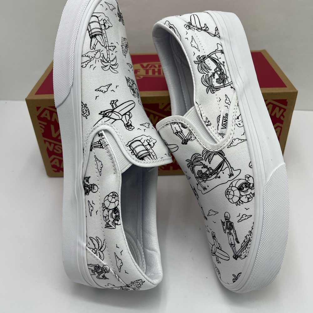 Vans WMNS Classic Slip-On
Low Tide True White/True
VN0A5JLXBPD Sneakers - Picture 10 of 16